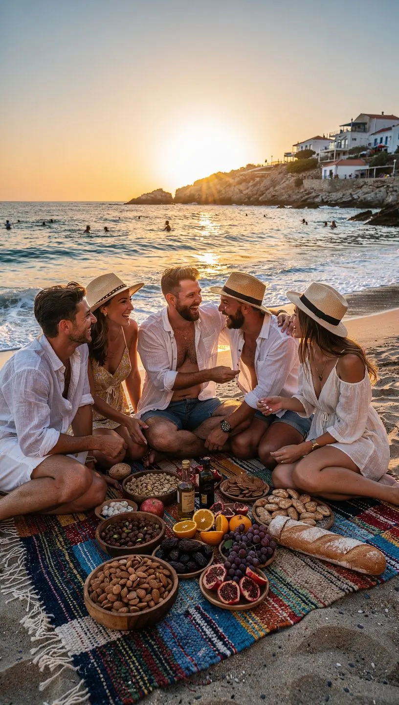 Φυσικά καρύδια σε καλάθι, έτοιμα για πώληση στην αγορά.